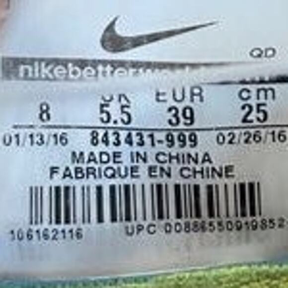 Nike - Free RN Flyknit - Running Shoes - Multicolor - Women's - 8 - 843431-999 - Picture 9 of 9